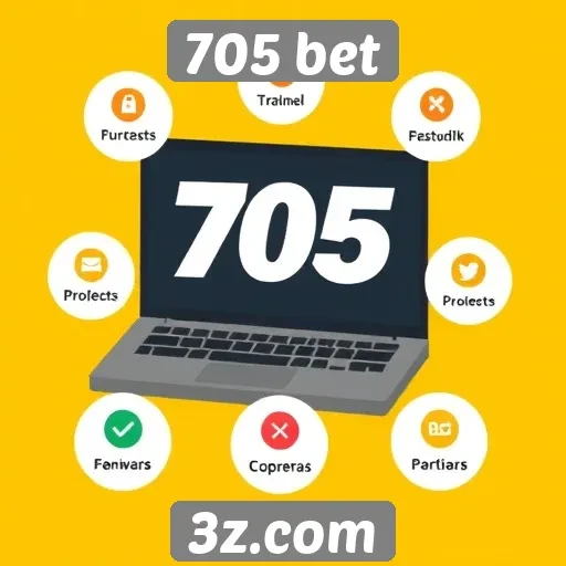 Análise das funcionalidades do site 705 bet