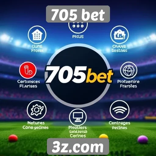 Principais características do site 705 bet