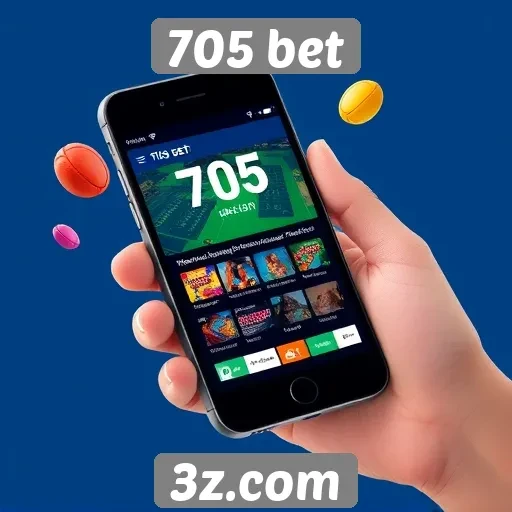 Experiência do usuário em dispositivos móveis no 705 bet